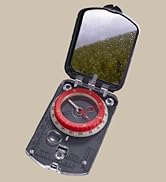 PREPARED4X Hiking Compass Survival – Mirror Sighting Map Orienteering Compass