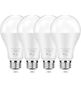 LED Light Bulbs 150 Watt Equivalent, 2200 Lumen Super Bright Light Bulbs, Daylight White 5000K, A...