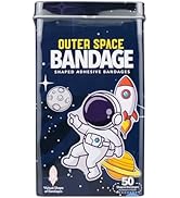 BioSwiss Bandages, Outer Space Shaped Self Adhesive Bandage, Latex Free Sterile Wound Care, Fun F...