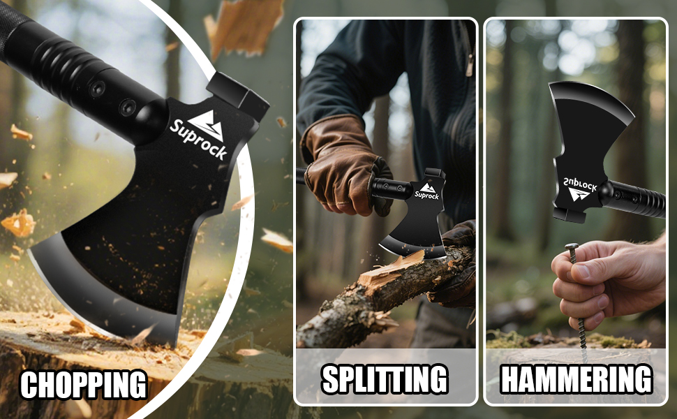 Multi-purpose tool, shovel and axe set