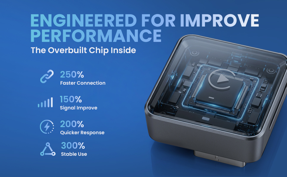 Faster Connection + Signal Improve + Quicker Response + Stable Use