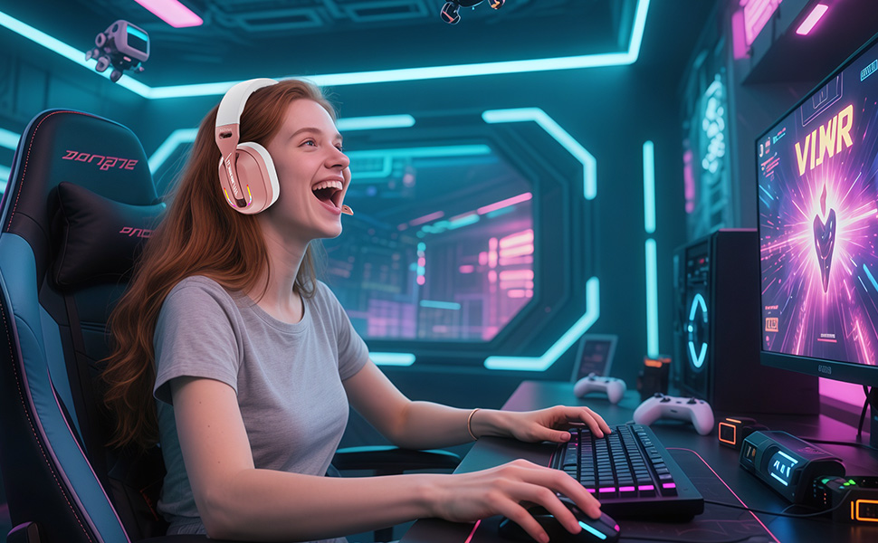 2.4GHz Wireless Gaming Headset