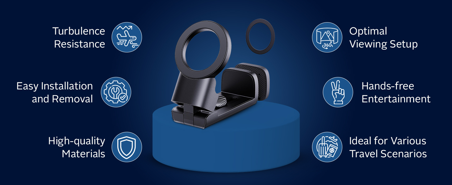 B0CLPJWZCP Universal Airplane in Flight Phone Mount