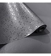 Shelf Liner, Shackcom 17.5in x 19.7 FT Non-Slip Drawer Liner, PET Non Adhesive Washable Oil-Proof...