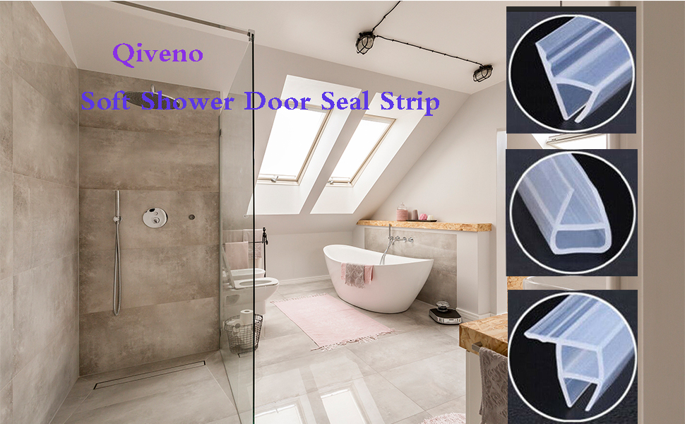 Qiveno Shower Door Seal Strip