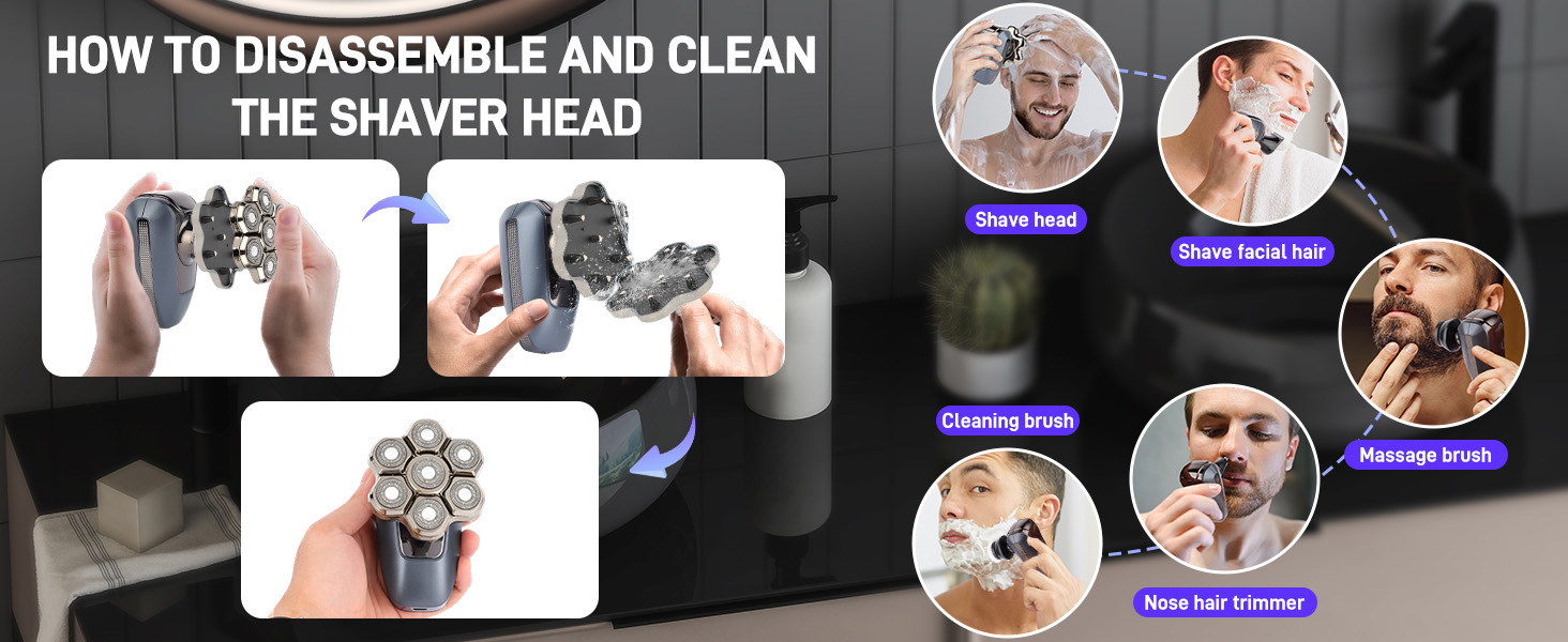 Electricshaver-Sevenhead