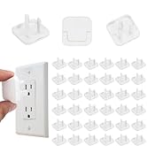 MECCANIXITY 50 Pack Outlet Covers Proofing, Electrical Safety Plug Covers Outlets Socket Proof Ca...