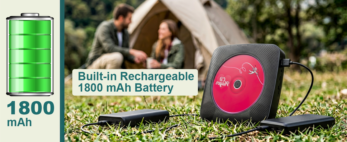 rechargeable cd player