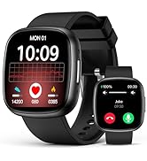 Smart Watch for Men Women, 1.72" Super Retina HD Display, 24/7 Heart Rate HRV SpO2 Monitor, Sleep...