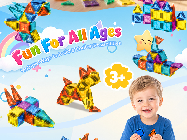 Magnetic Tiles Building Blocks