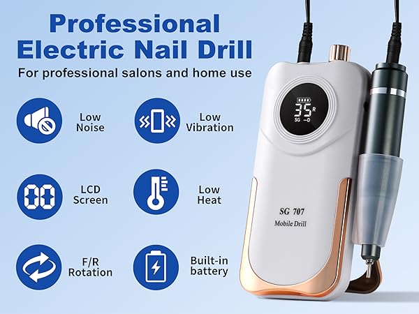 professional grade electric nail drill