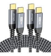 LDLrui USB C to C 3.2 Gen 2×2 Cable 100W/20Gbps [6FT 2Pack] 4K Video Output Fast Charge Compatibl...