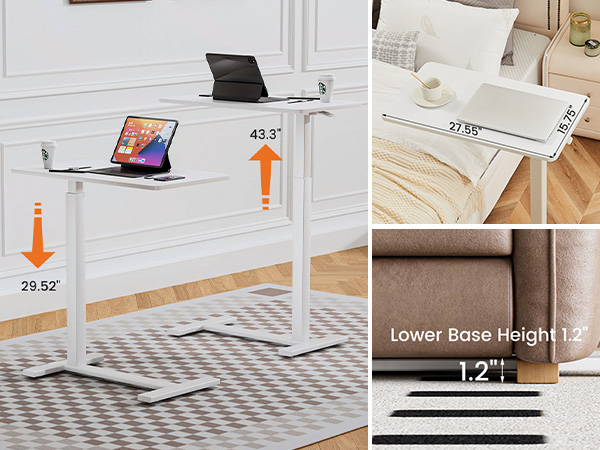 Upgrade Adjustable Hospital Bed Table