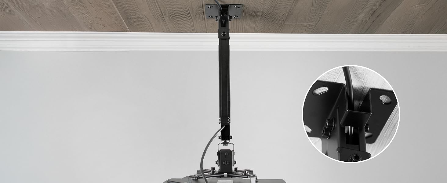 Extending Ceiling Projector Mount, Height Adjustable Projection