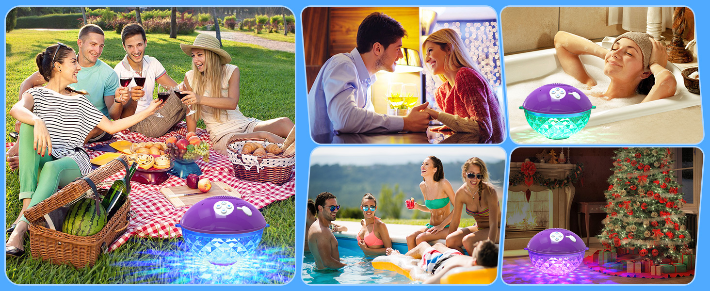 bluetooth floating pool speaker