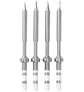 4PCS TS100 Soldering Tips Kit, Compatible with TS100|TS101|/PinecilV2|pine64 Soldering Iron-Inclu...