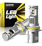 AUXITO 9007/HB5 LED Light Bulbs, 27000LM 700% Brighter, Canbus Ready Wireless HB5 9007 Plug and P...