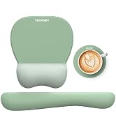 TECKNET Gel Mouse Pad with Wrist Rest, 3 in 1 Keyboard Wrist Rest for Pain Relief, Non-Slip PU Ba...