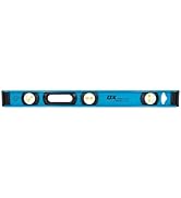 Ox Trade 24 inch Magnetic I Beam Level with Magnet Base - Aluminum 2ft Body I-Beam with Protectiv...