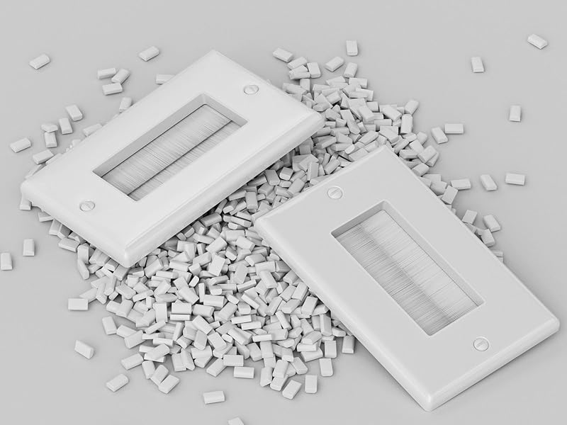 Brush wall plates