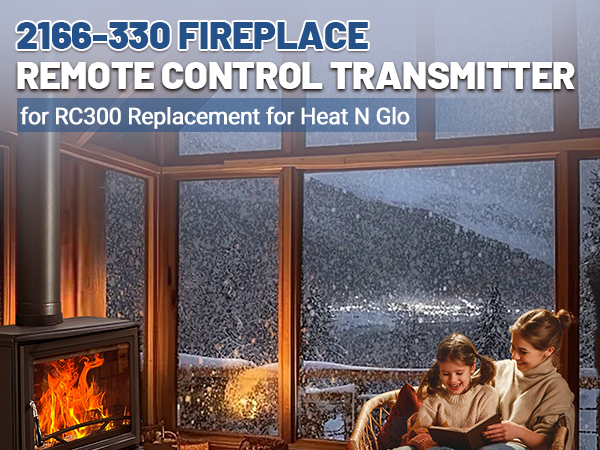 2166-330 Fireplace Remote Control Transmitter for Heat N Glo