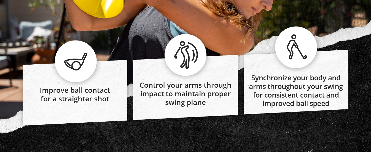 Improve ball contact, Control your arms through impact, Synchronize your body and arms 