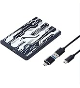 Plicnla Portable External Hard Drive 500GB,USB 3.0 USB-C Storage Expansion for PC, Mac, Desktop, ...