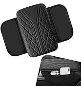 Teybouk Car Center Console Cover, Multi-functional Leather Scratch-resistant Armrest Box Protecti...
