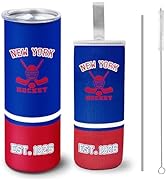 Veminei Tumbler 20oz Straight Skinny Car Cups With Insulated Cup Sleeve Portable Handle, Sports T...