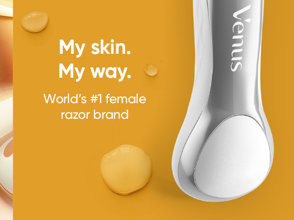 Venus MoistureGlide dermatologically accredited, designed for sensitive skin, Skin Health Alliance