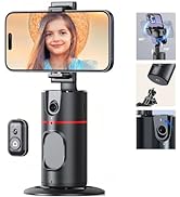 Auto Face Tracking Tripod with Remote - 360° Rotation Auto Tracking Phone Holder Smart Tracking P...