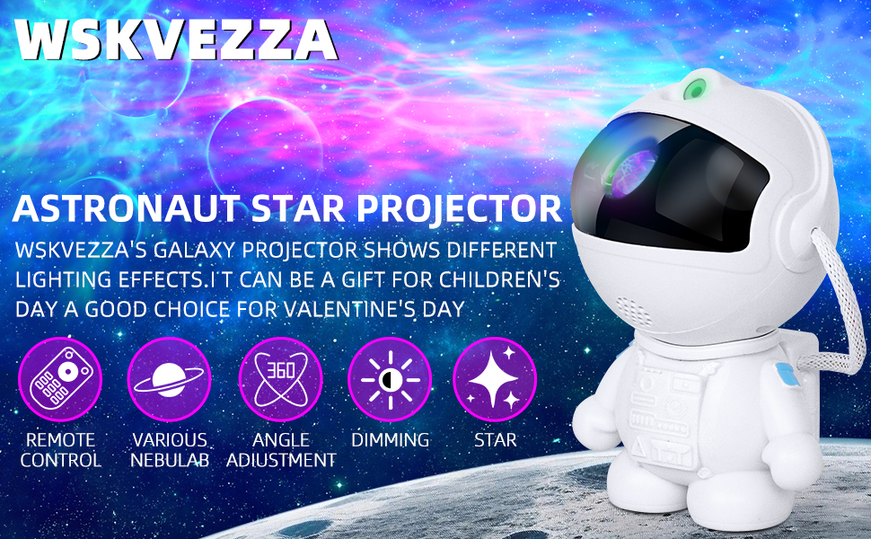astronaut galaxy projector