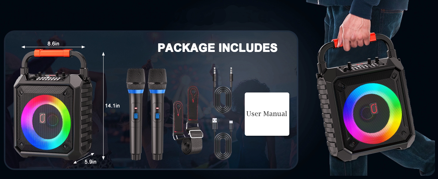 portable karaoke machine