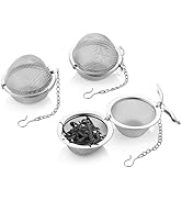 DOPUDO 3PCS Tea Infusers for Loose Leaf Tea - Upgraded Tea Strainers and Tea Balls for Flavoring ...