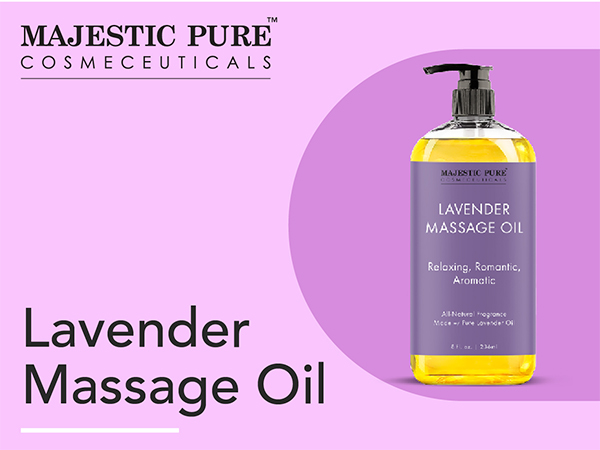 Lavender massage oil