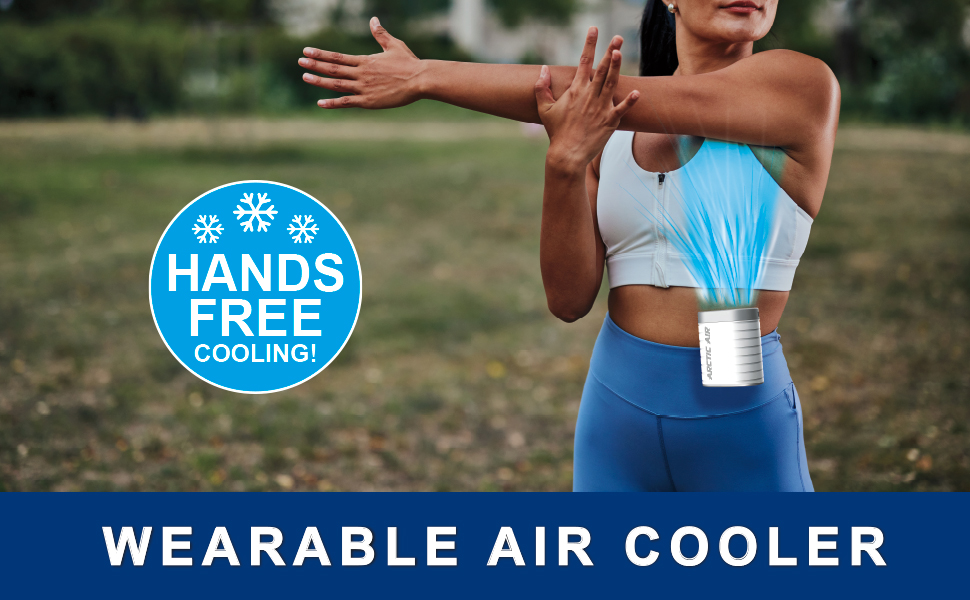 Arctic Air Breeze Jet: Wearable Air Cooler - Hands Free Cooling