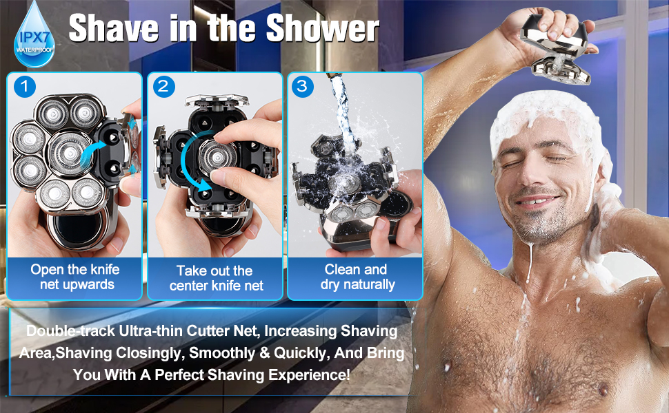 Efficient Fast Shaving for Increased Shaving Surface
