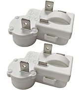 2-Pack 2-Pin Refrigerator PTC Starter Relay &amp; Overload Protector for Danby/Haier/Midea/Magic Chef...