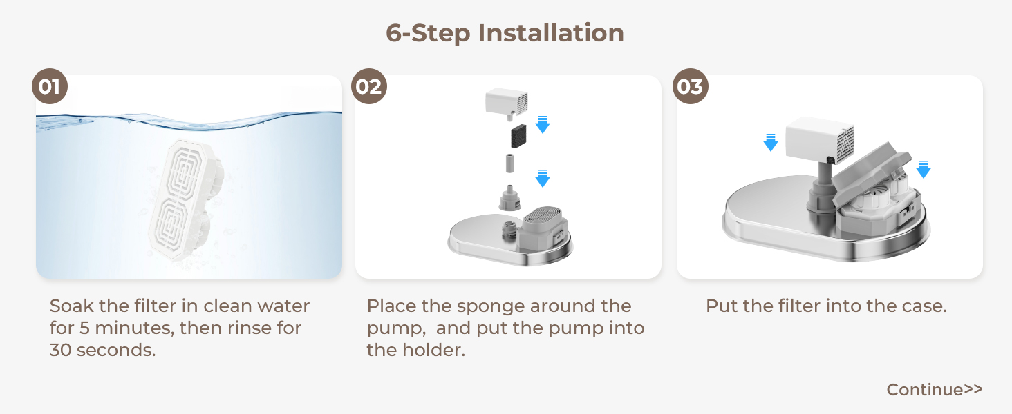 stainless steel cat water fountain