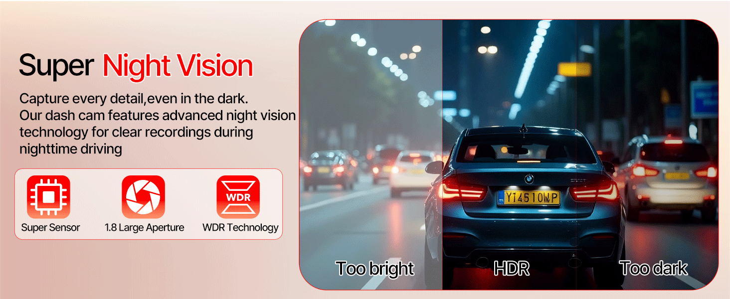4K dash camera for cars