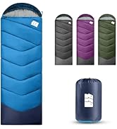 Sleeping Bags for Adults Cold Weather - Portable, Waterproof, Lightweight Sleeping Bag for Tall G...