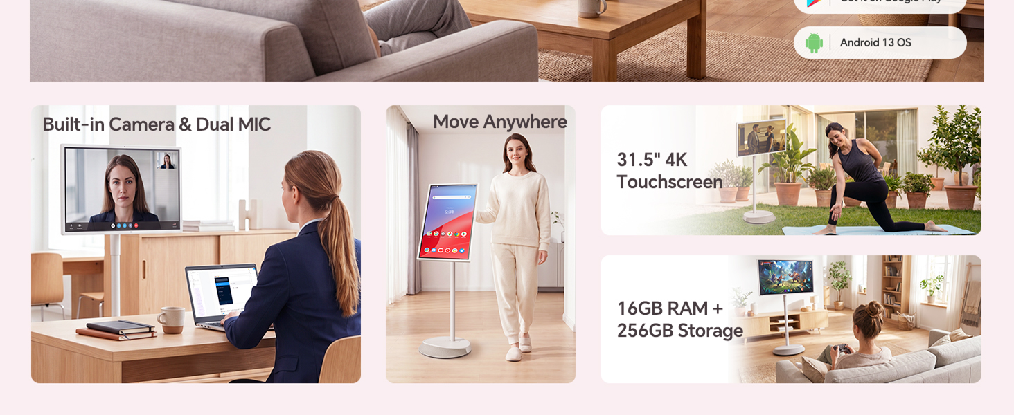 KTC 4K MEGAPAD Portable TV A32Q7 MAX
