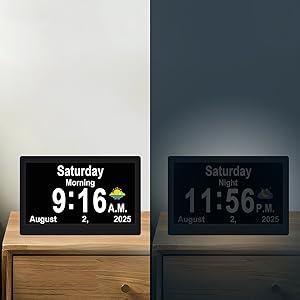 digital calendar day clock