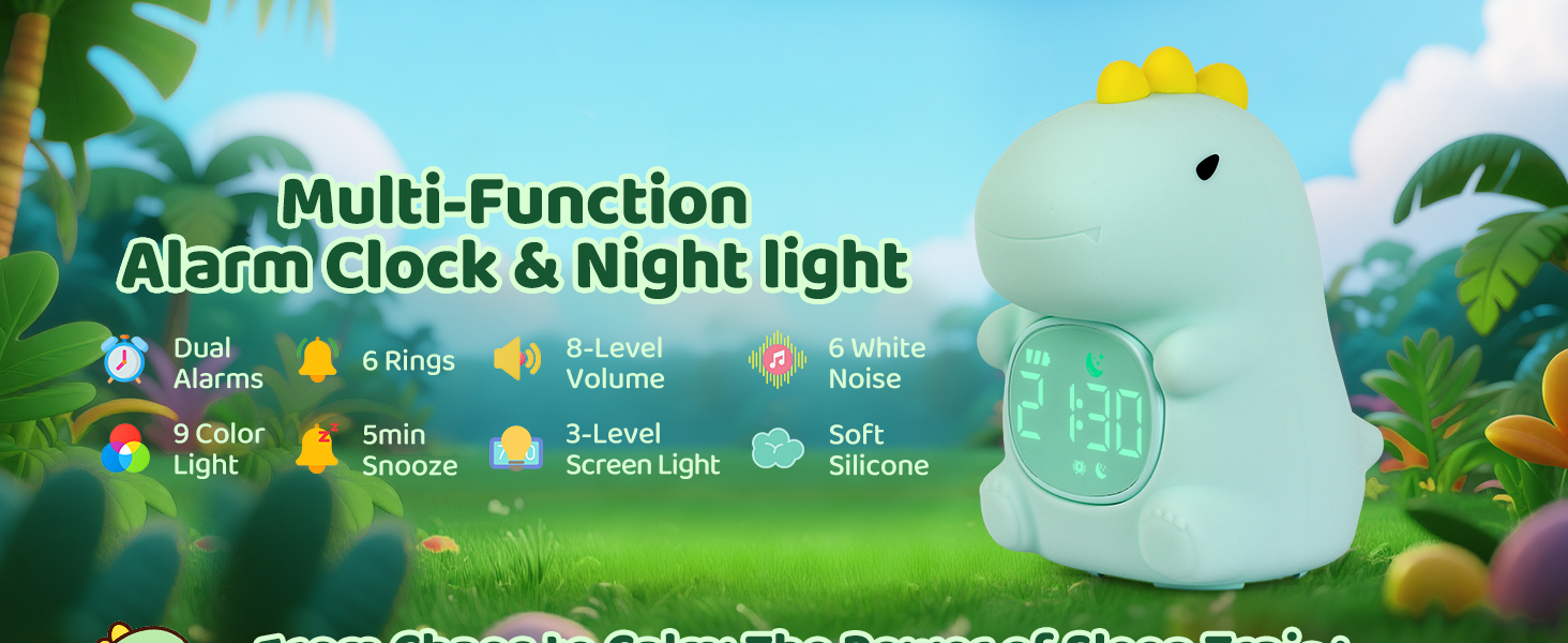Alarm Clock with Night Light