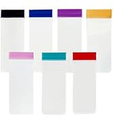 MITOB 21 Pack Protein Powder Travel Bulk Containers 7 Colors Mixed Reusable Resealable Portable B...