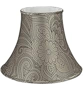Aspen Creative 58054A, Bell Uno Lamp Shade, Taupe, 7" Top x 14" Bottom x 11" Slant Height, Slip U...
