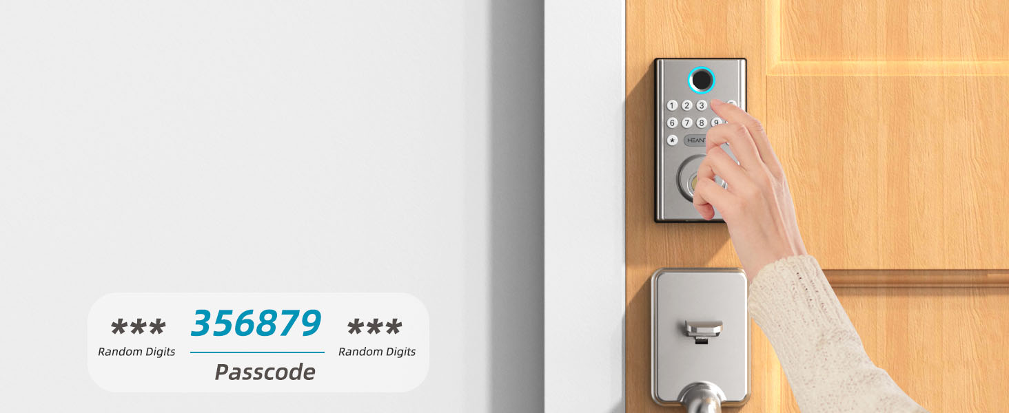 smart lock with handle