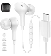 USB C Headphones Wired Earbuds for iPhone 17 16 Pro Max 15 for Samsung S26 S25 Ultra S24 S23 Wire...
