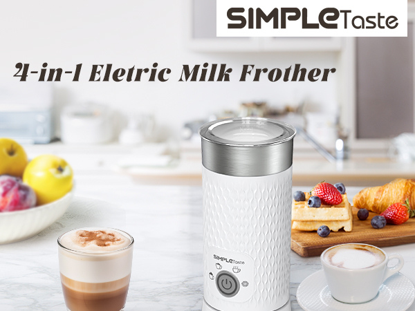 SIMPLETaste 4-in-1 Electric Milk Frother