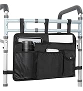 Walker Bag Multiple Pockets Walker Basket for Folding Walker with Cup Holder Bag for Walkers for ...